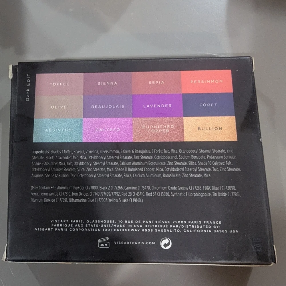 A Bundle Of 2 Viseart Professional Makeup Palettes